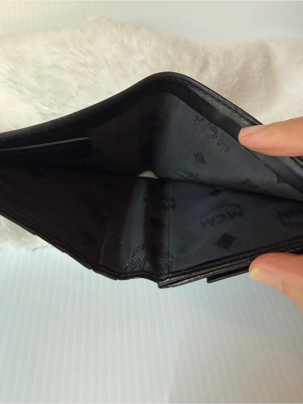MCM Black Visetos Bifold Men’s Wallet